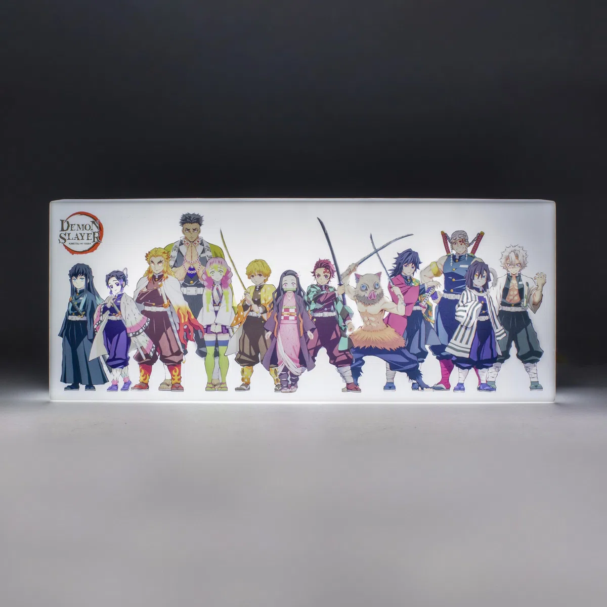 Luce Logo Demon Slayer Lampada da Scrivania Ufficiale Kimetsu No Yaiba, Decorazione Anime, Regalo per Fan