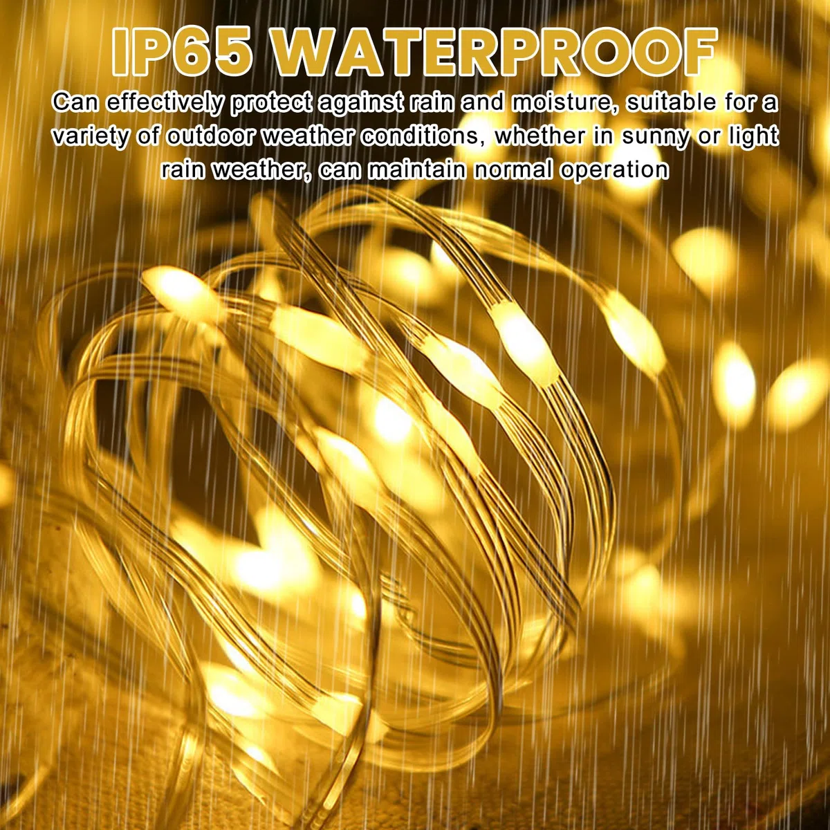 BORDEAG Catena luminosa solare per ombrellone, 104 LED, luci per ombrelloni con telecomando, esterno