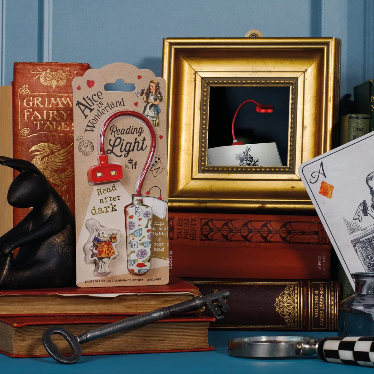 IF Libro Lover's Reading Light - Alice, Rosso