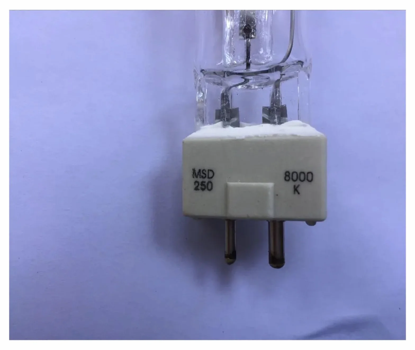 YFlifangting Lampada da palcoscenico MSD 250/2 NSD MSD250W Watt 90V Lampadina MSR 8000K Lampada a ioduri Metallici da Discoteca