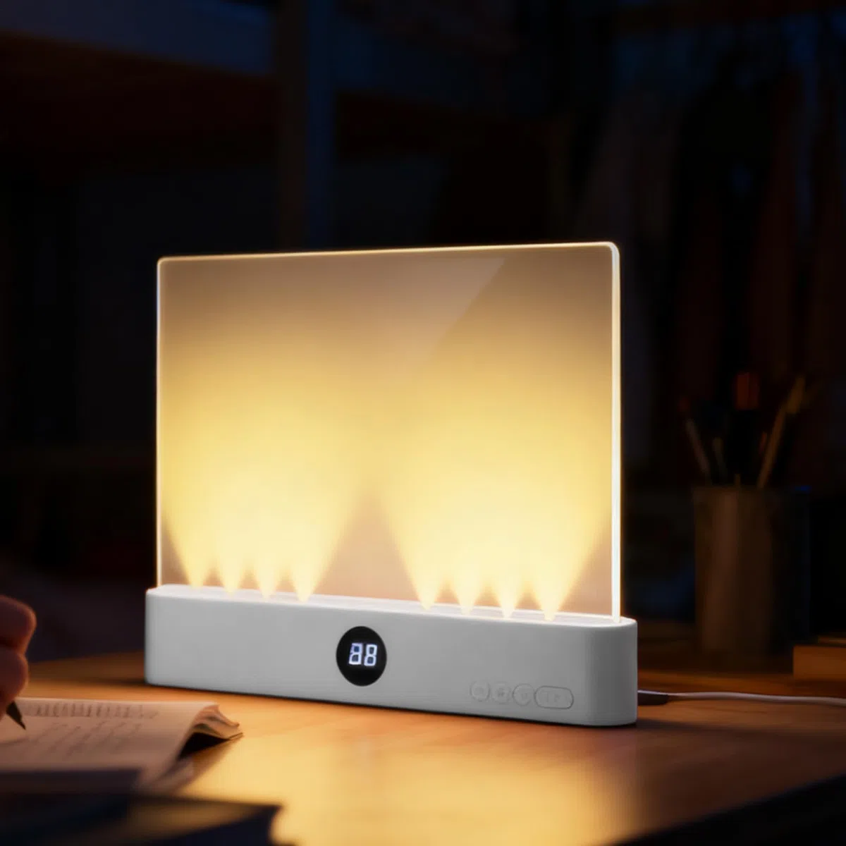 Lampada libro piatta | Lampada lettura a LED libri | Luces pagine libri lettura piatte LED trasparenti ricaricabili | Lampadas libro intelligente a 3 colori | Luce notturne della pagina delle letture