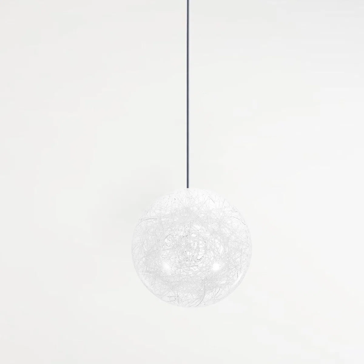 iplusmile Paralume in Vetro G9 Sfera Filettata 100Mm, Ricambio per Lampade a Sospensione da Cucina, Coprilampada Semplice per Lampadari a Soffitto