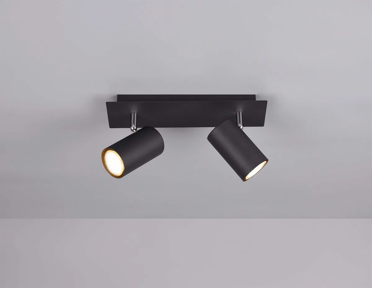 Trio Leuchten Lampada da soffitto, Nero Opaco