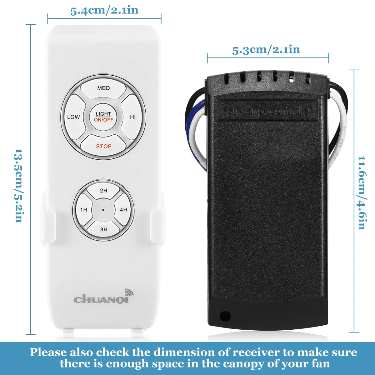 Ventilatore a soffitto universale Lampada Telecomando Kit e temporizzazione Telecomando wireless per ventilatore a soffitto per Home Office Hotel Display Hall Ristorante 220V