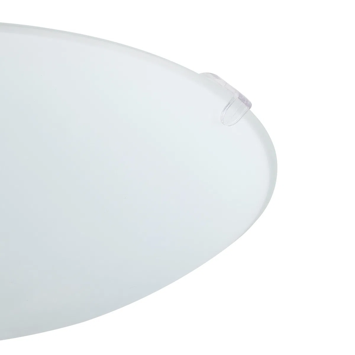 Eglo La plafoniera Mars, lampada da parete a uno punto luce, plafoniera in acciaio, bianco, vetro bianco satinato, attacco E27