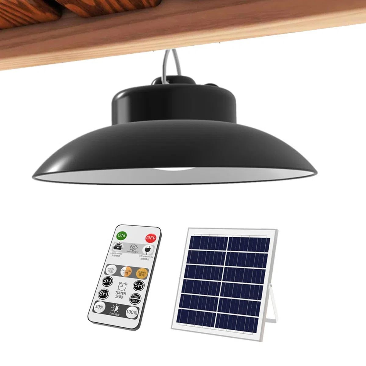 Luce solare - Luci solari per interni | Luci solari per interni con interruttore | Luce del pannello solare | Luci capannone ad energia solare | Lampada a Luce solare a LED | Luce da