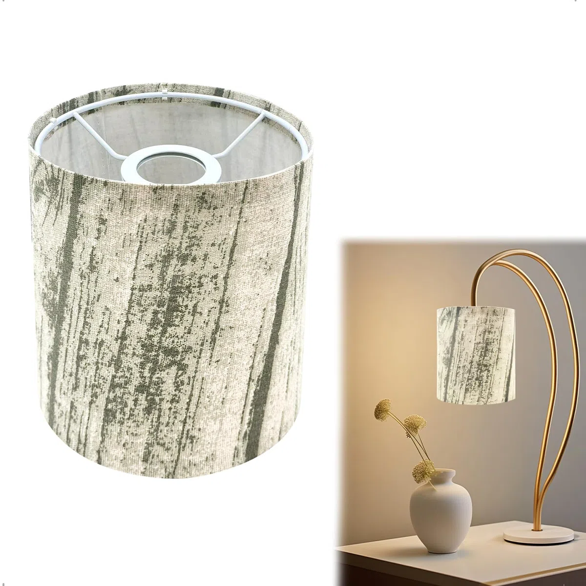 Paralume in Tessuto Paralumi per Lampade E27 E14,Rimovibile Paralume Lampada da Tavolo Lampada da Terra Abat Jour da Comodino Lampadario,Paralumi per Studio Caffetteria Camera Letto