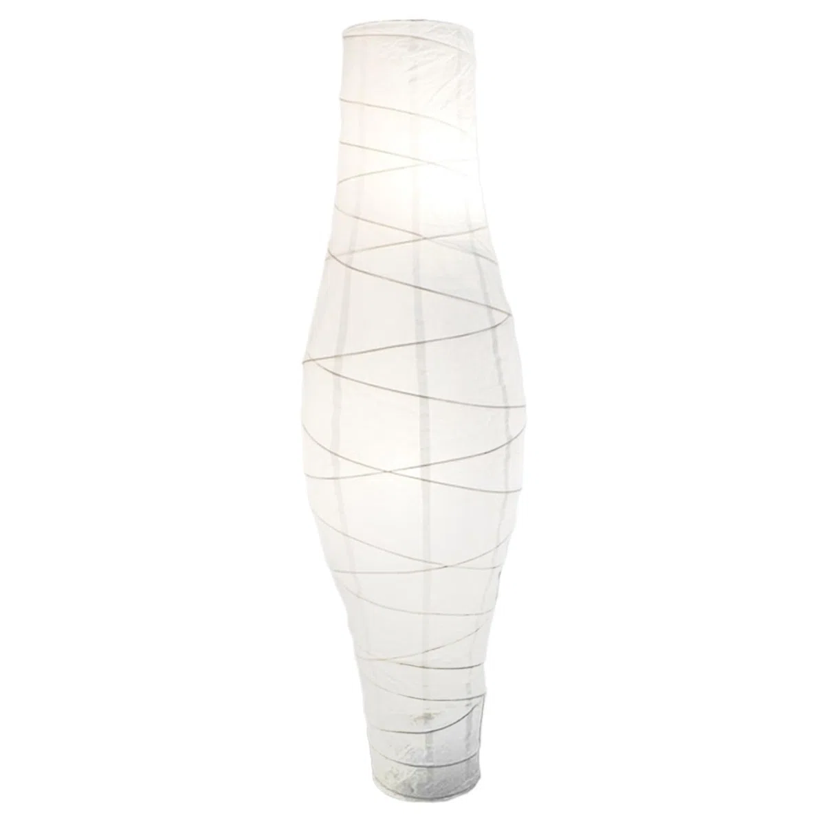 Paralume per Lampada da Terra in Carta 47 - Copertura Sostitutiva per Paralume in Carta di Riso Stile Minimalista per Soggiorno Camera da Letto (Solo)