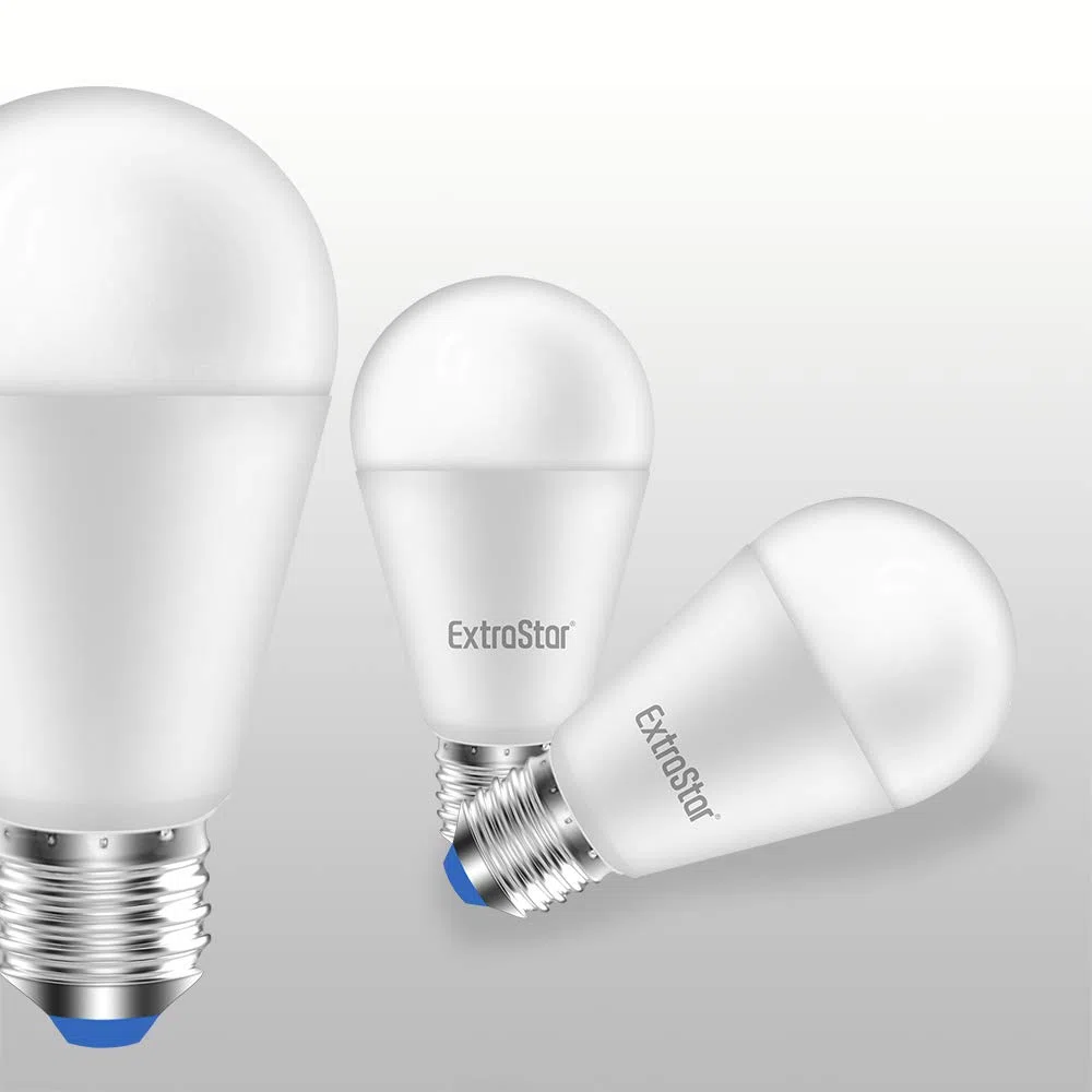 EXTRASTAR Lampadina LED E27, 15W (equivalenti a 120W), 6500K, luce bianca fredda - Pacco da 6