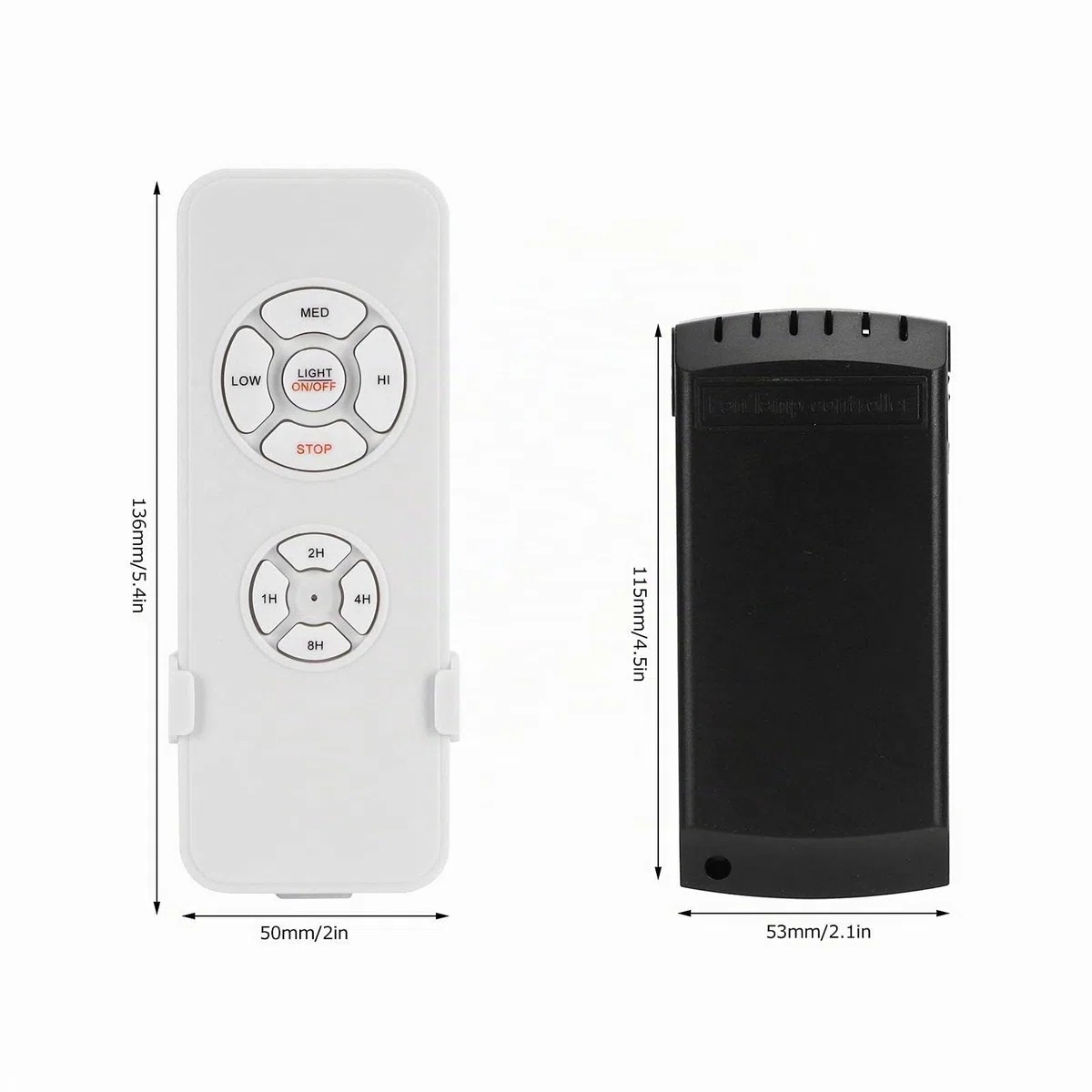 Kit di Telecomando Universale per Ventilatore da Soffitto, 220V Wireless Ventilatore Lampada Telecomando Kit, con 3 Impostazioni di velocità e Controllo della Luce, per Casa, Ufficio, Hotel
