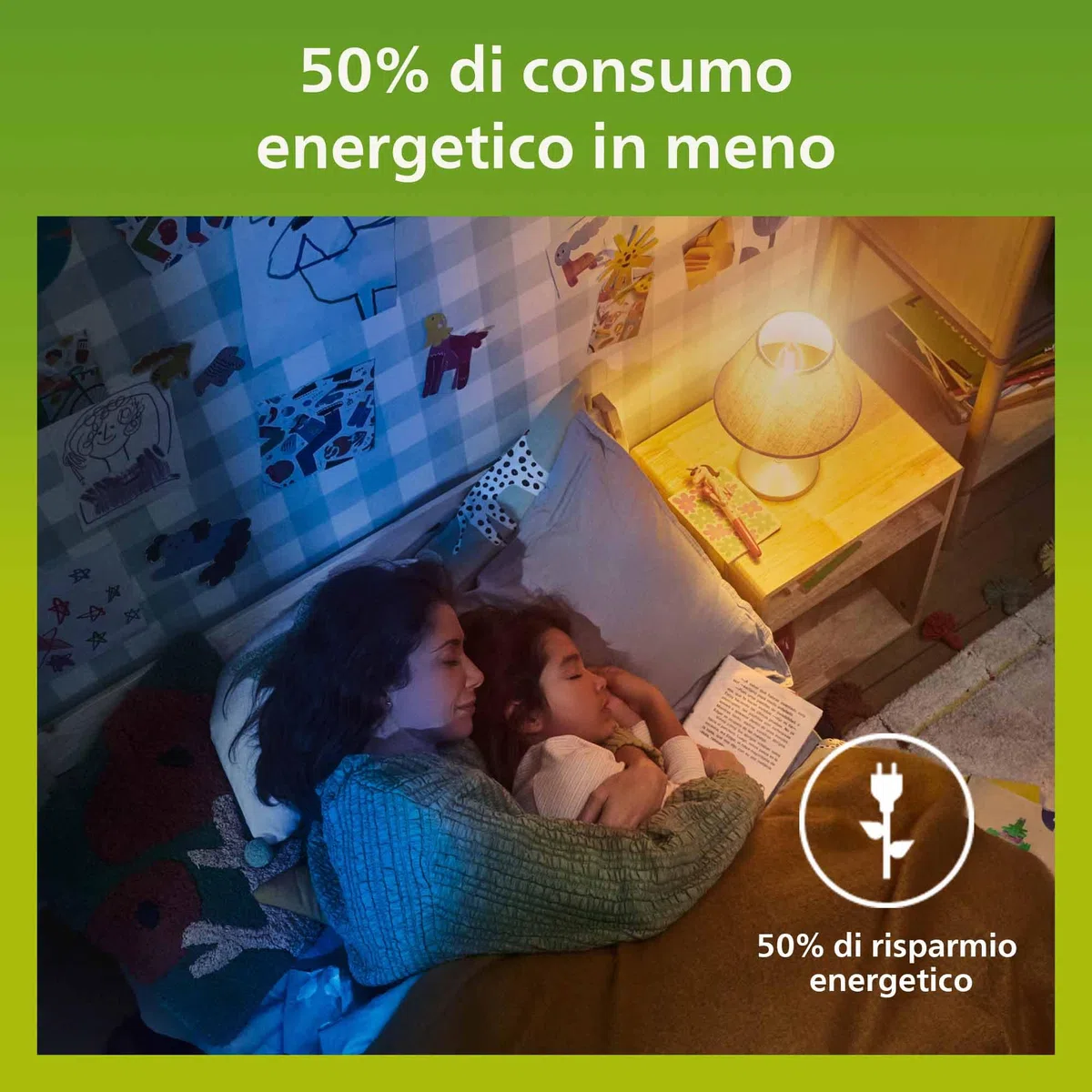 Philips Ultra Efficient - Ultra energy saving lights, E27 LED light source, 60W, A60, warm white, pack of 3, clear