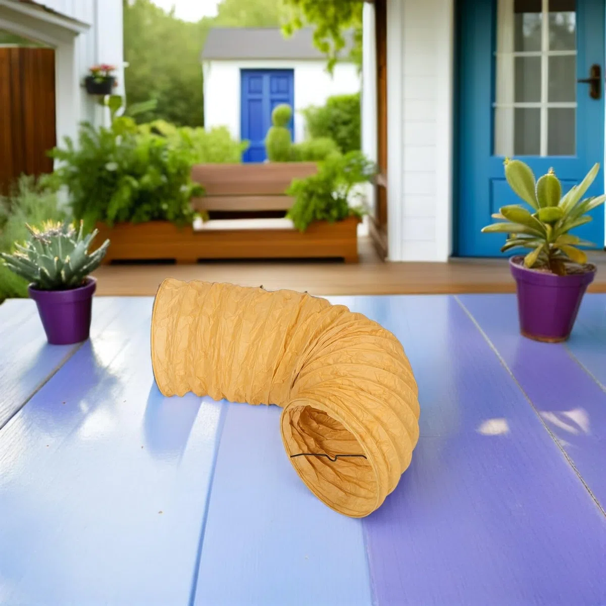 Paralume per Lampada da Terra in Carta Pieghevole Stile Giapponese Colore Khaki Forma Cilindrica Soluzione Facile da Sostituire per Relax e Lettura