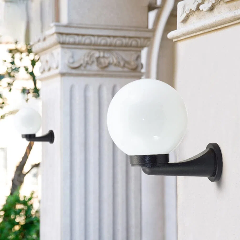 Housoutil Acrilico Globo Lampada Ombra 20 Centimetri Sfera Rotonda Paralume Sfera Ombra Palo Della Lampada Ombra Di Plastica Globo Di Luce Lampadine Copre Apparecchi Di Illuminazione