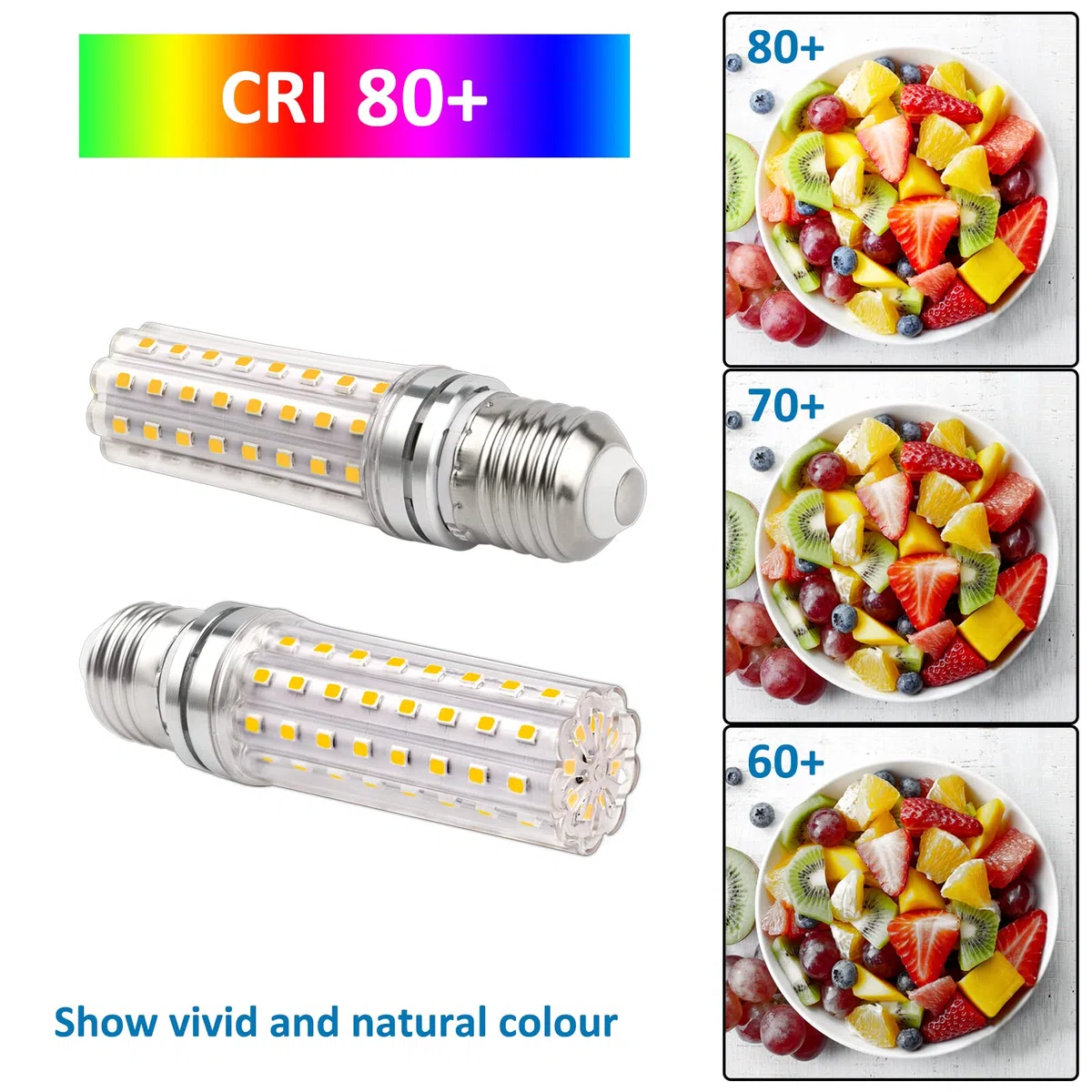 Lampadina Mais E27 LED 12W, 220-240V, Non Dimmerabile, 1200LM Bianco Caldo 3000K, Equivalente 100W Incandescenza, Lampadina LED E27 Mais per Lampadario, Lampada da Tavolo, Lampada da Parete, 6 Pezzi