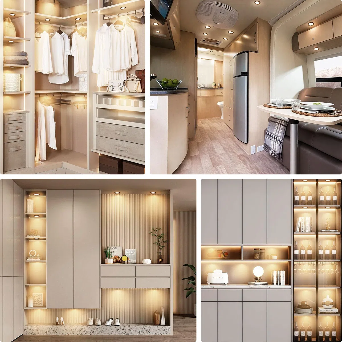 KYOTECH Faretti da Incasso a LED 230V, 4W 440LM Faretti LED da Soffitto Ultrapiatti 16mm 4000K Bianco Neutro Foro 55-60mm per Cucina, Soggiorno, Camera da Letto, Nero, Set da 3