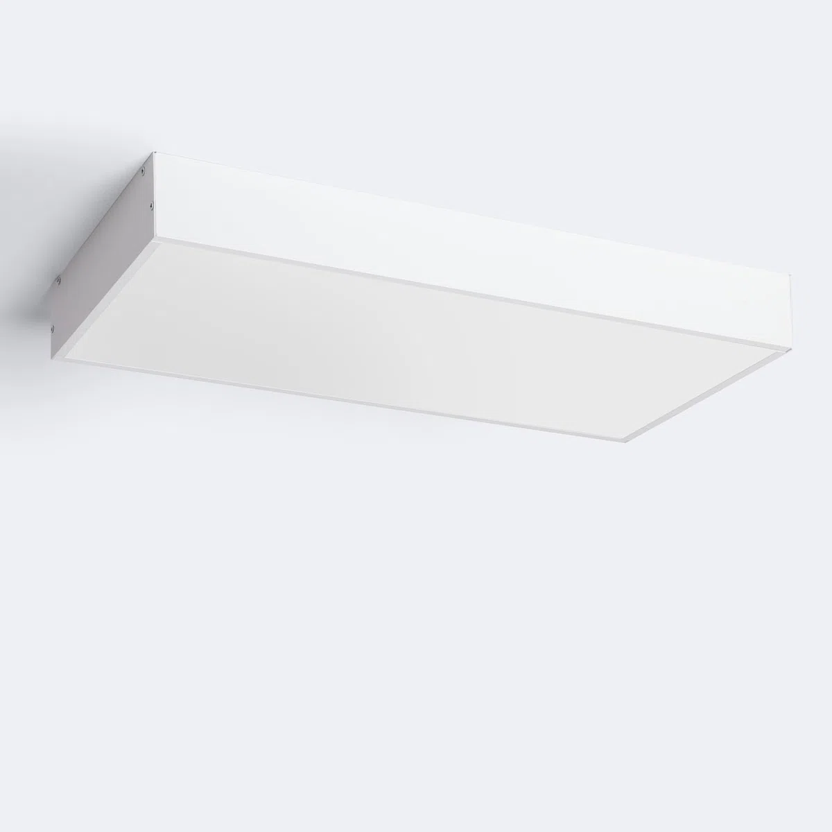 LEDKIA LIGHTING Kit di Superficie Pannelli 120x60 cm con Viti Bianco