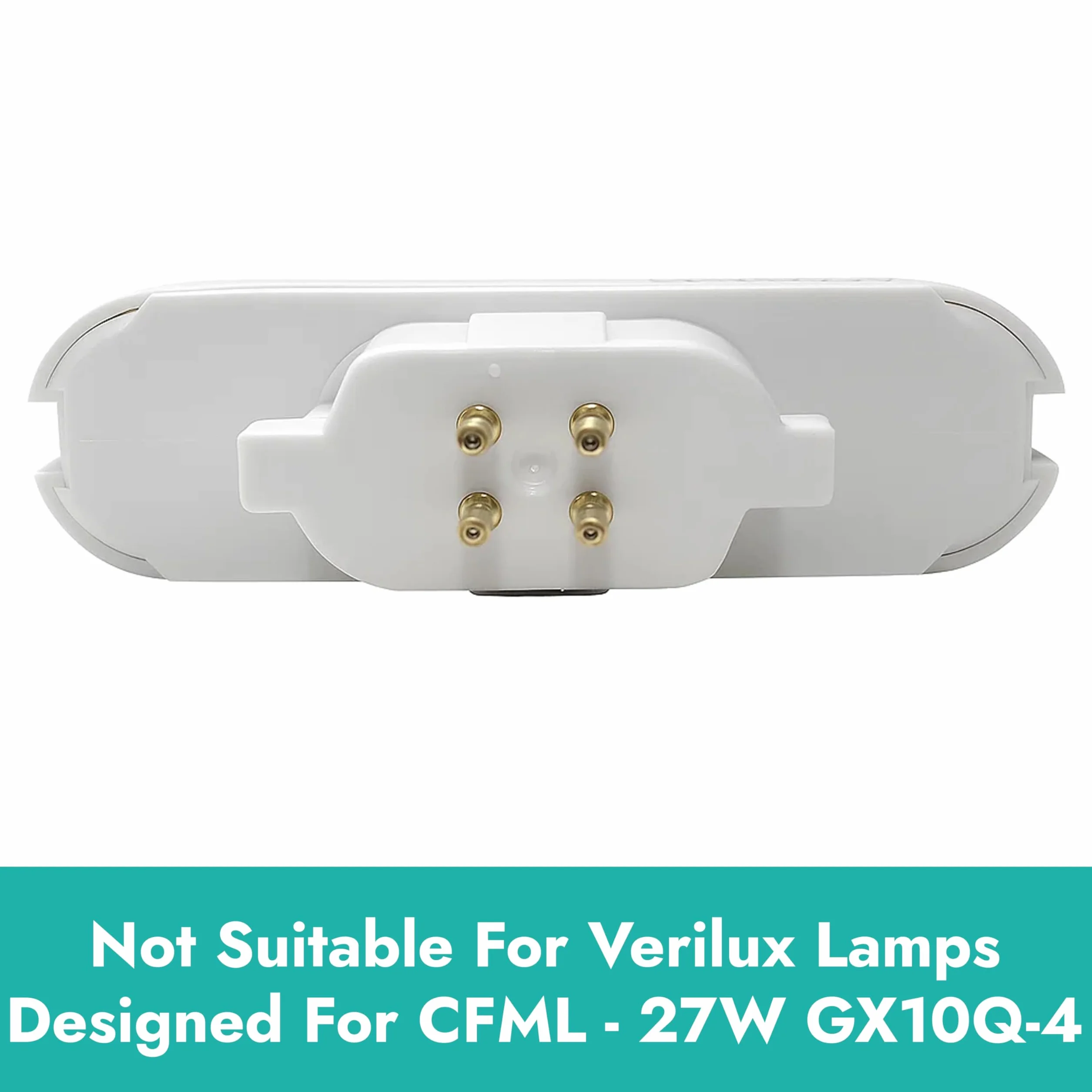 ARSUK Lampadina CFL 27W GX10Q-4 4 Pin 6500K Luce Naturale Bianca | Lampadina di Ricambio per Lampade da Scrivania, Ufficio, Lettura, Studio, Hobby, Manicure, Estetica, Crafting
