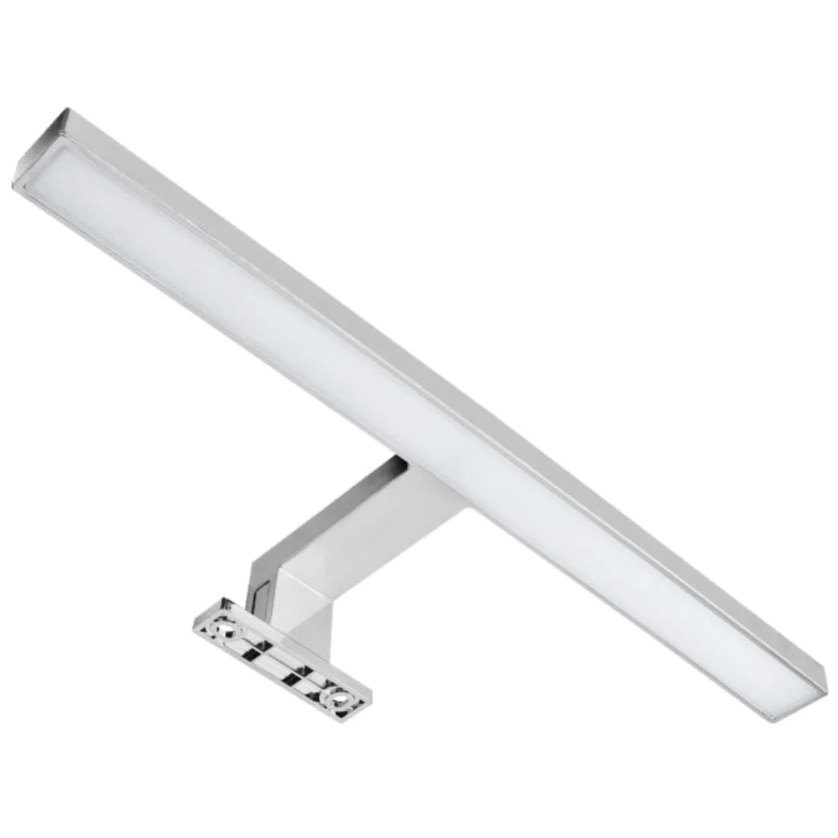 Evotrade Applique LED 30 cm. per Specchio Bagno - Lampada IP44 Waterproof, Luce Uniforme, Ideale per Cucina, Bagno e Ambienti Moderni - 4000K - Luce Neutra (Colore: Cromato)