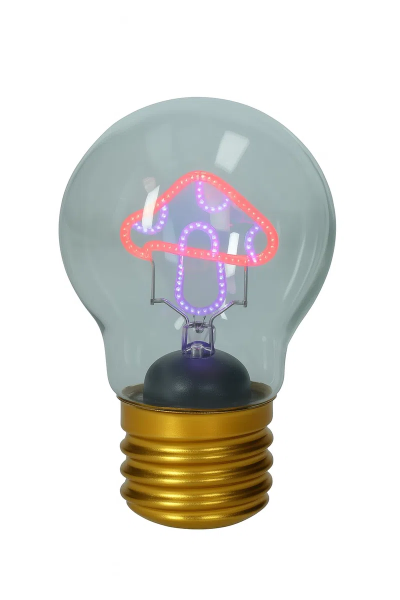BRANDANI Lampadina decorative con disegno luminoso da scegliere