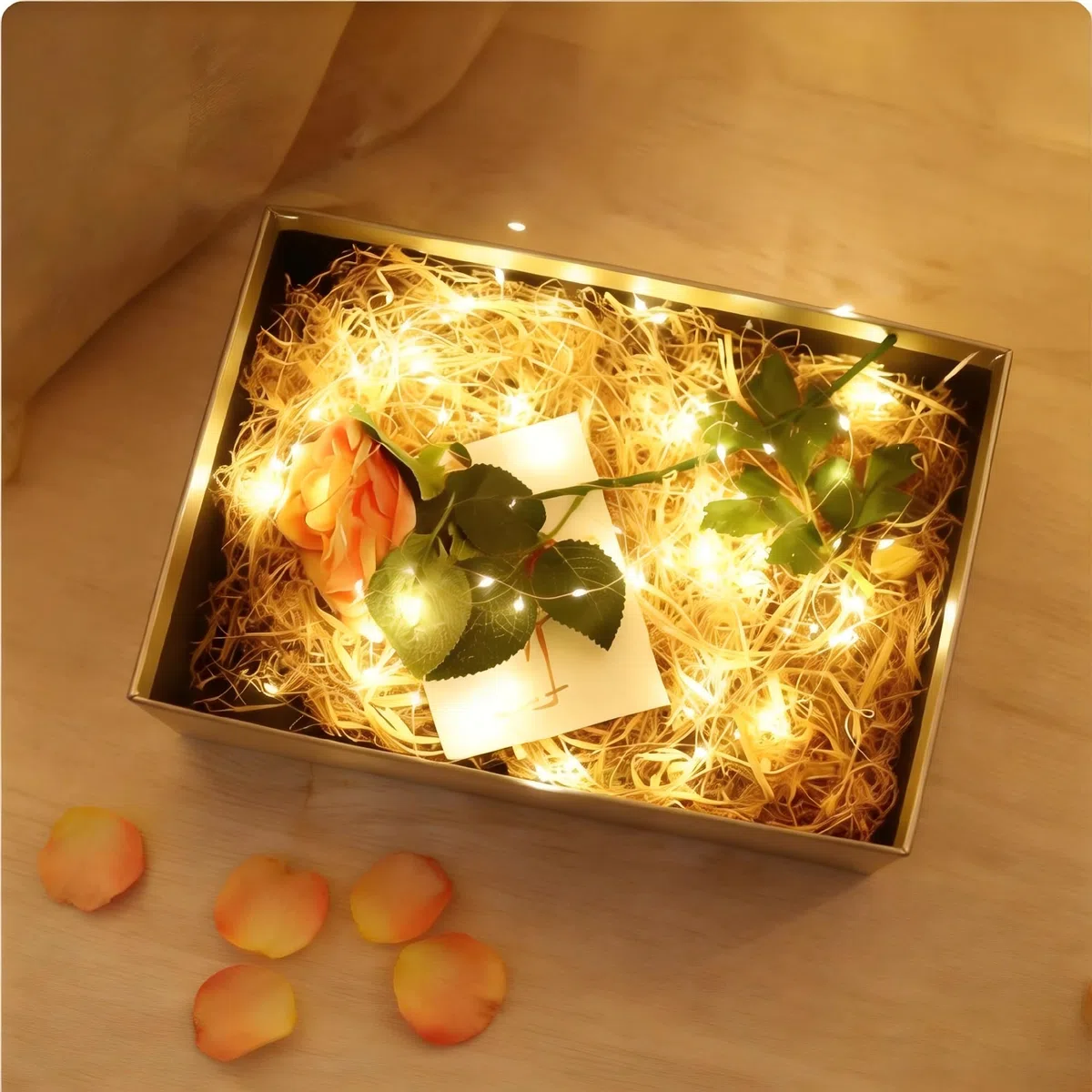 Flaspar Led Stringa Luci a Batteria, 2 Pezzi 10 metri 100 Led Rame filo Ghirlanda Catena Luminose Lucine Fata Luci Decorative per Natale San Valentino Interno Esterno, Bianco Caldo