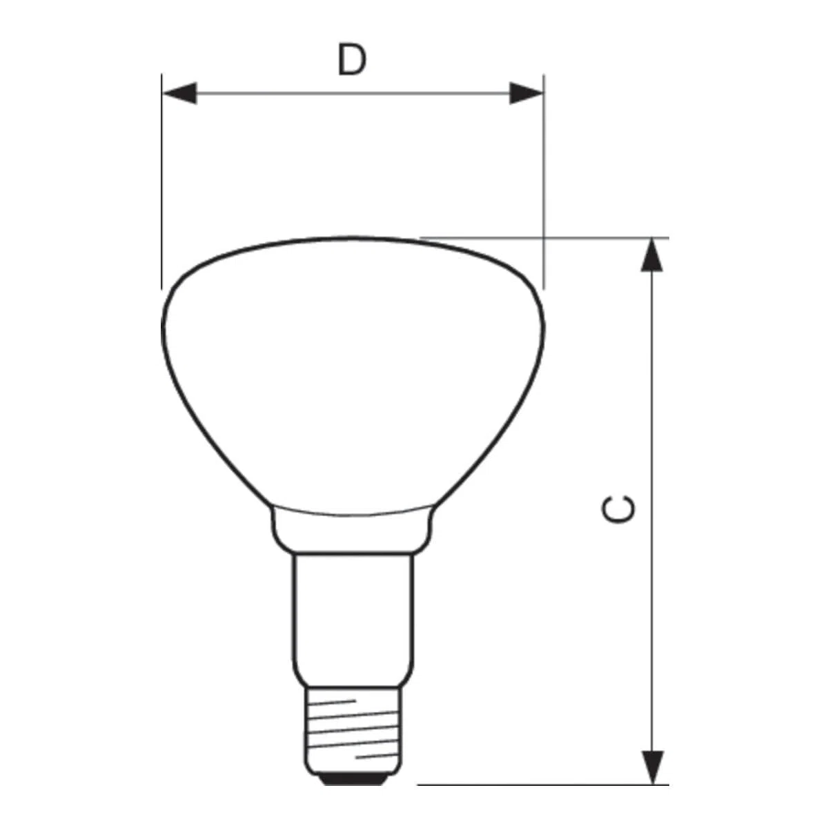 Philips Infrarot-Heizstrahler 250W E27 230-250V IR 250 CH