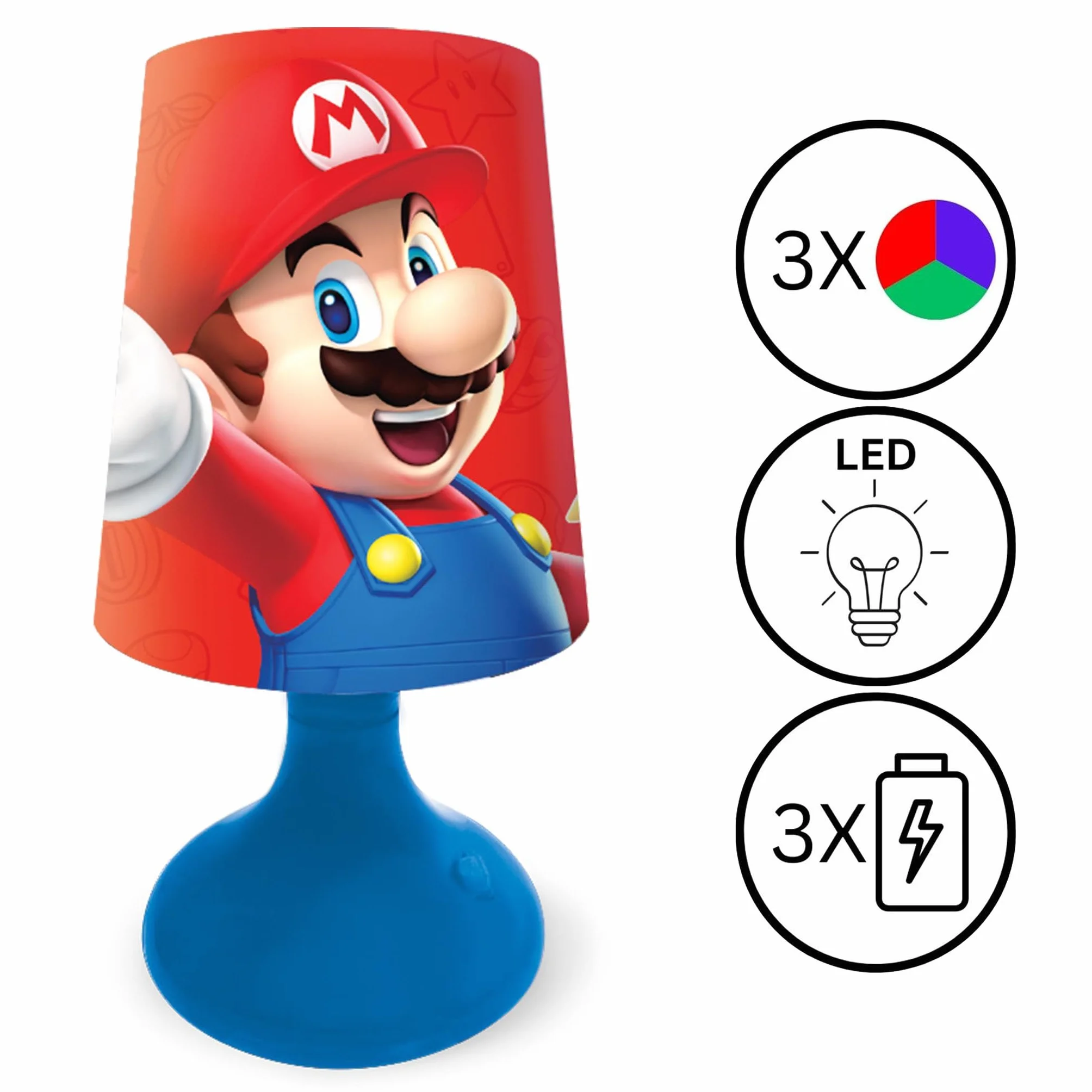 Lexibook - Lampada da Comodino Nintendo - MLT10NILXB