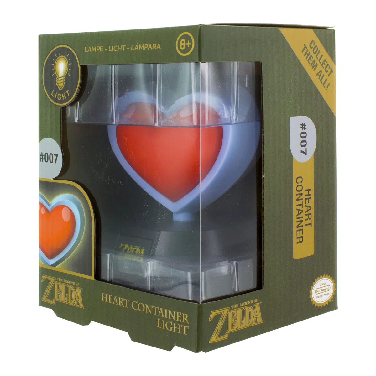 ZELDA - Heart Container 3D Mini Light - 10cm : P.Derive