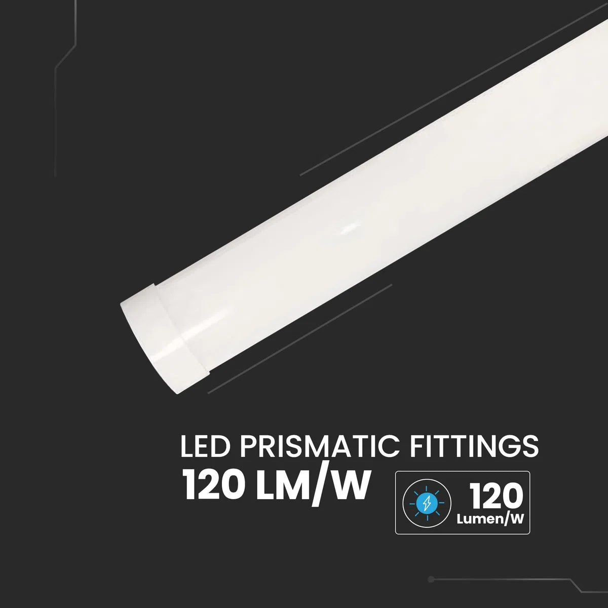 V-TAC 2x Plafoniera LED Lineare da Soffitto 60 CM - 20W - Chip Samsung - Lampada Rettangolare 2400 Lumen IP20 per Parete, Garage, Negozio - Tubo LED - Luce Bianca Naturale 4000K