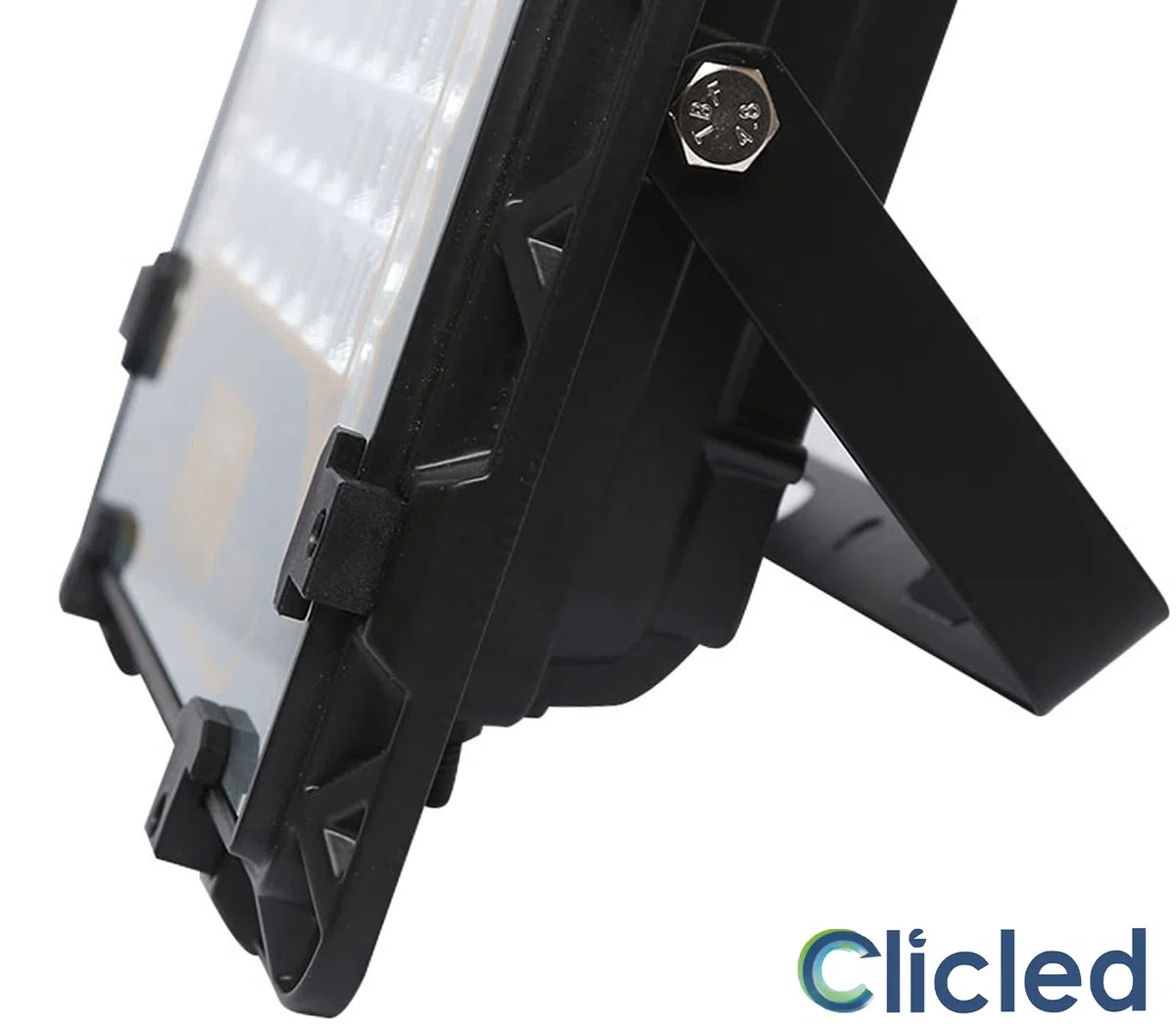 CLICLED Faro Led Da Esterno Solare 150W Luce Fredda Faretto Led Da Giardino Con Luce Rossa e Blu Di Emergenza e Indicatore di Ricarica Pannello Solare Sensore Crepuscolare E Telecomando