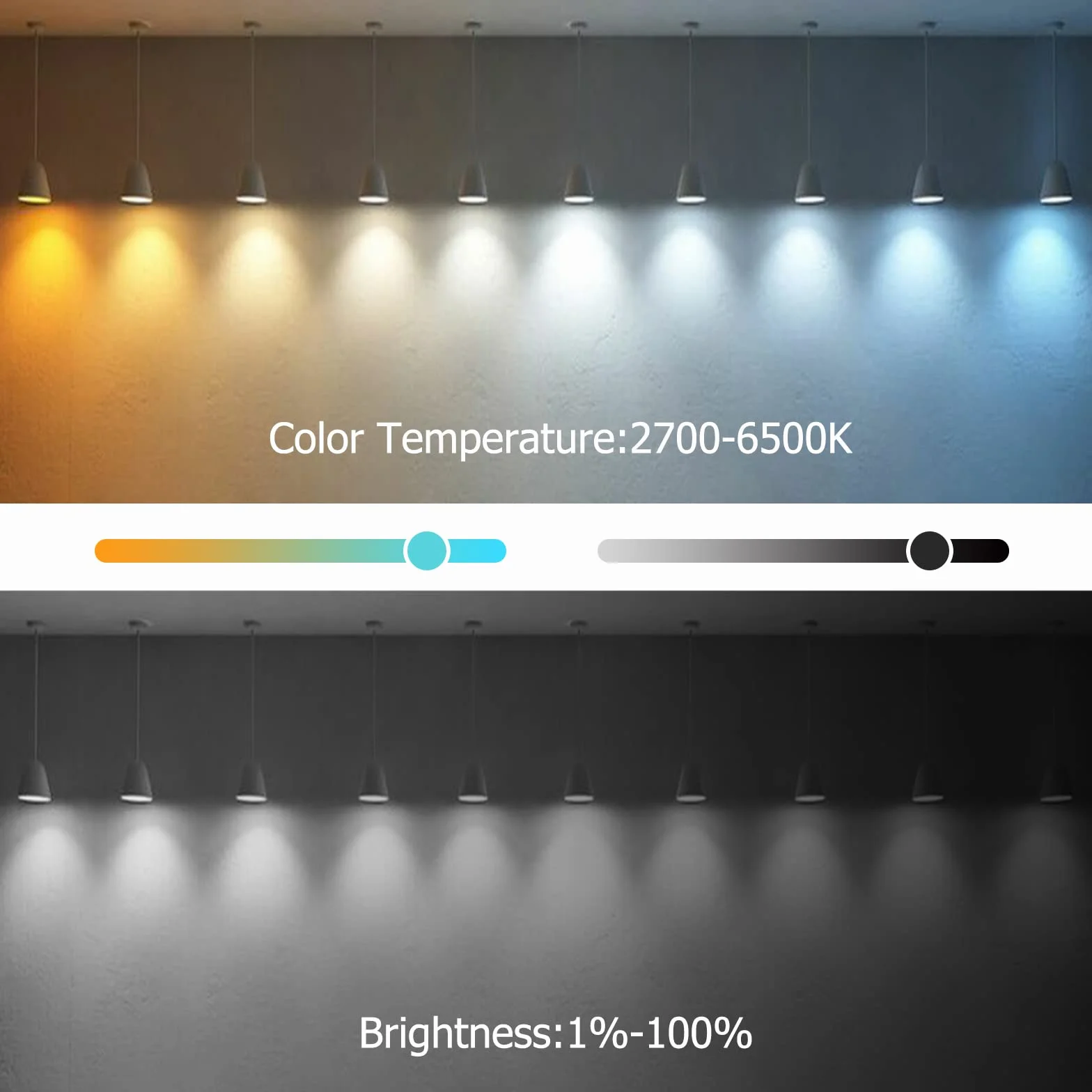 ANTELA Lampadine Alexa Inteligente Filamento, Lampadina Intelligente Wifi E27 7W LED 2700K-6500K Bianco Freddo/Caldo, Compatibile con Alexa/Google Home, Controllo Vocale, Controllo APP, 2Pezzi