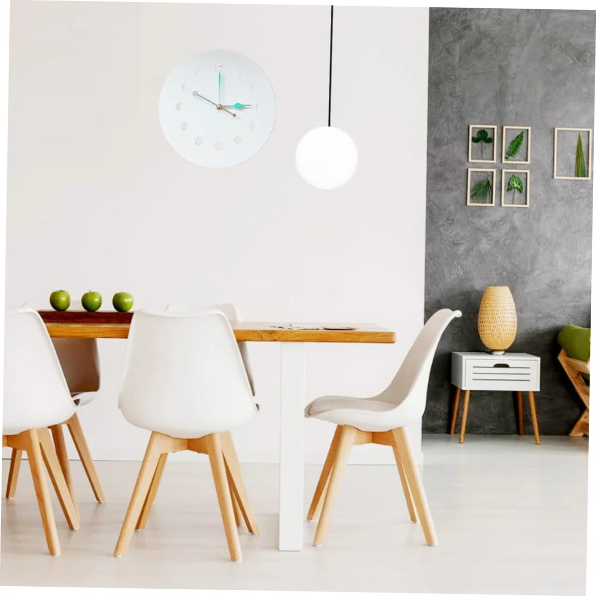 LALAFINA Paralume Ricambio in Vetro Satinato Bianco Opaco Sfera Rotonda per Lampadario Sospensione Copertura Lampada Decorativa per da Pranzo e Camera da Letto