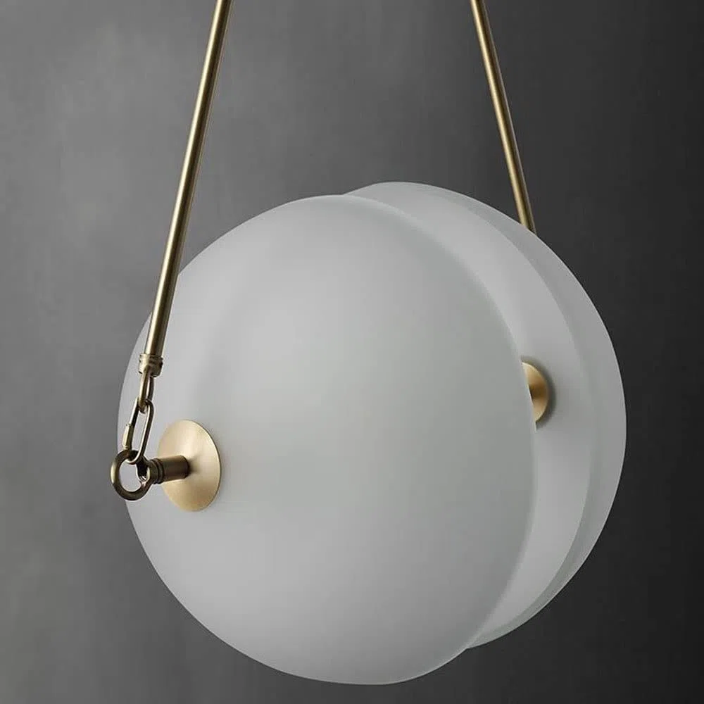 Design minimalista Art Lampada a sospensione Luce di lusso Post-lampadario LED Apparecchi di illuminazione per interni Lampade a sospensione in vetro Soggiorno Camera da letto Lampade da comodino