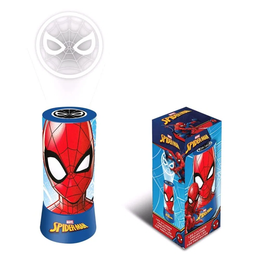 Marvel Spiderman - Lampada da proiezione, 20 cm