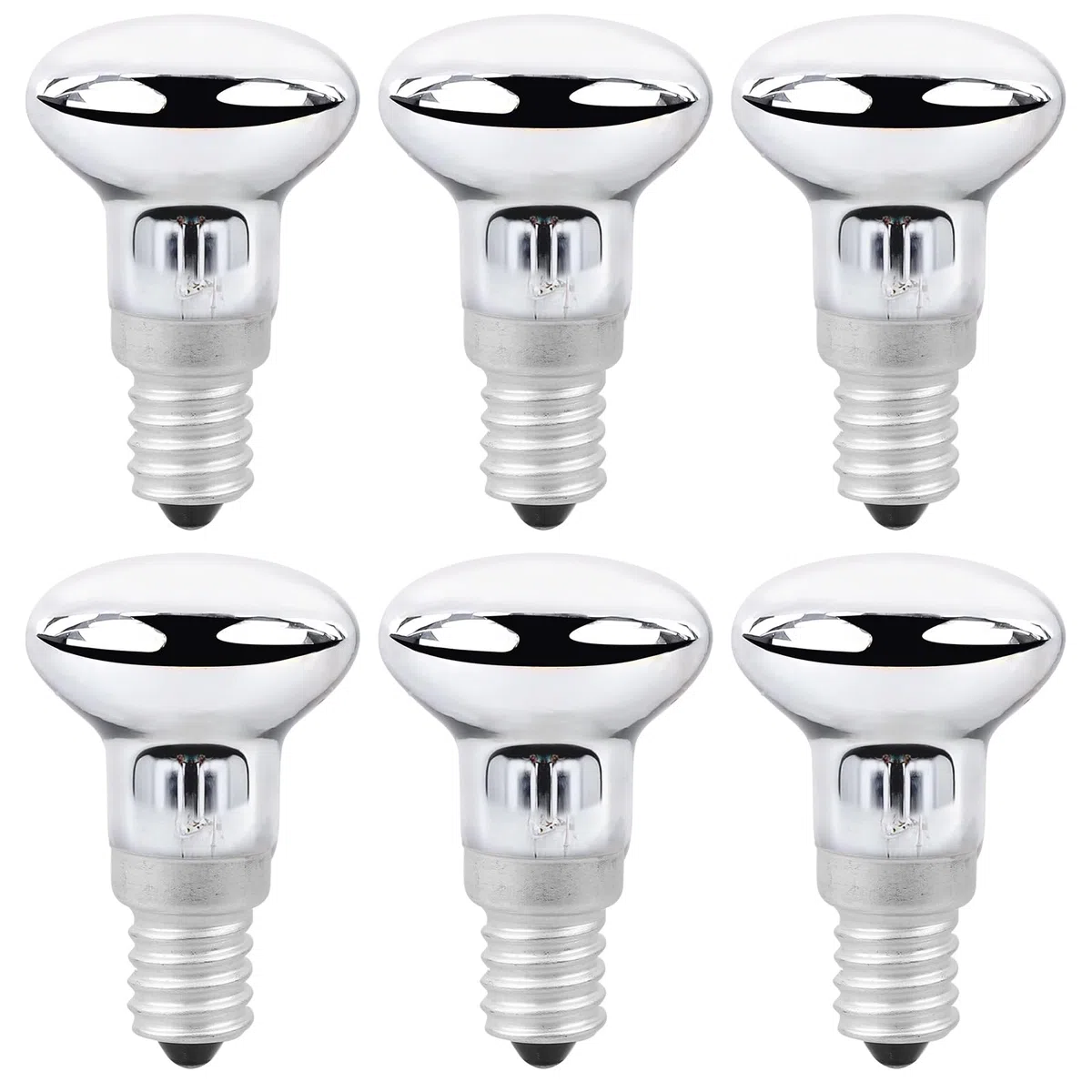 6 Pezzi Lava Lampadina E14 30W R39 Lampadina a Incandescenza, Luce Calda 2700K, 340LM, AC 230V, Lampadina Filamento R39 Attacco Piccolo per Lavalamp, Lampade a Lava, Lampada Vulcano, Lampada Bolle