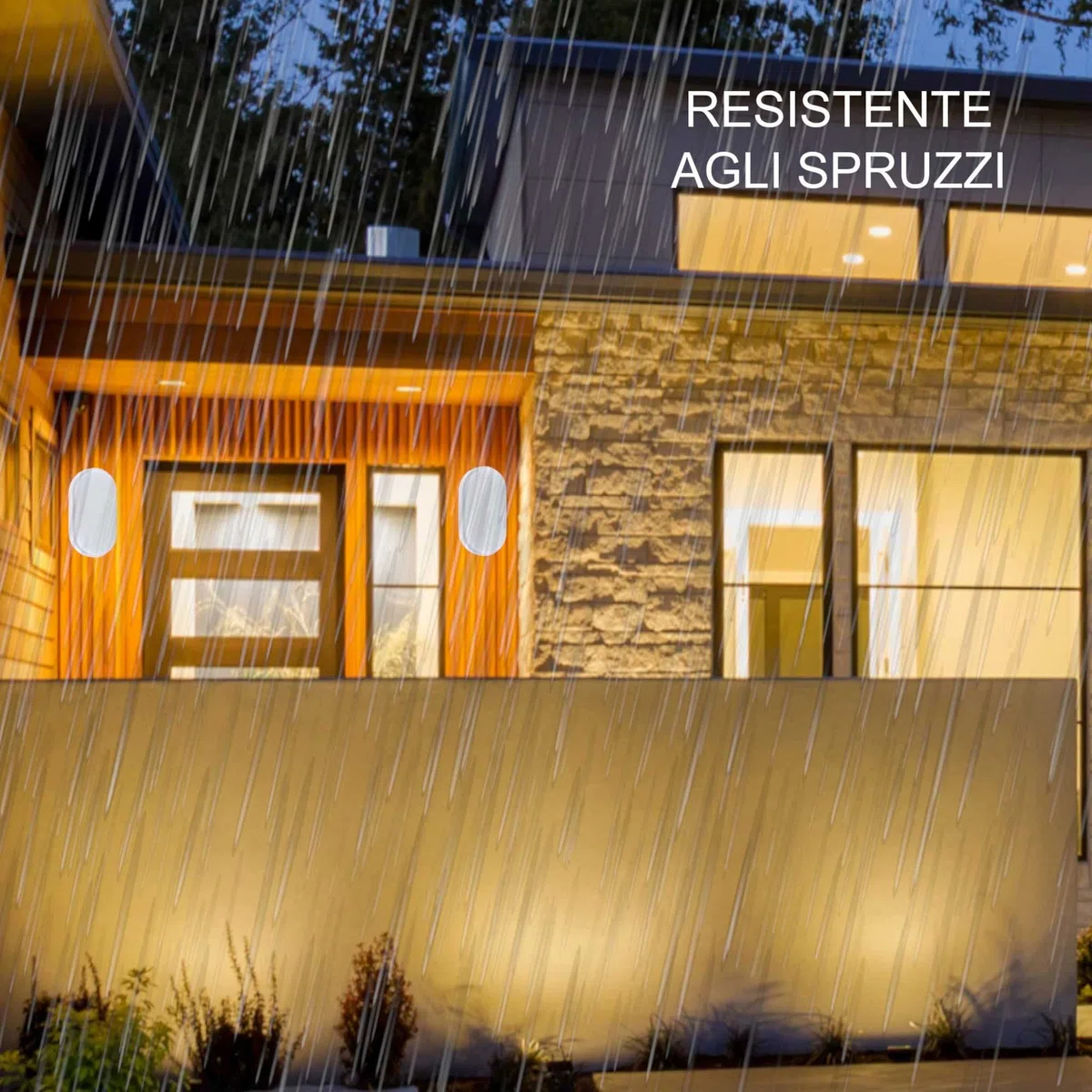 Sigmaled lighting, Plafoniera led 15W per esterni, Resistente all'Acqua, Luce Naturale 4000K, 1350Lm, Applique OVALE IMPERMEABILE IP54 da soffitto e parete, per Esterno o Interno