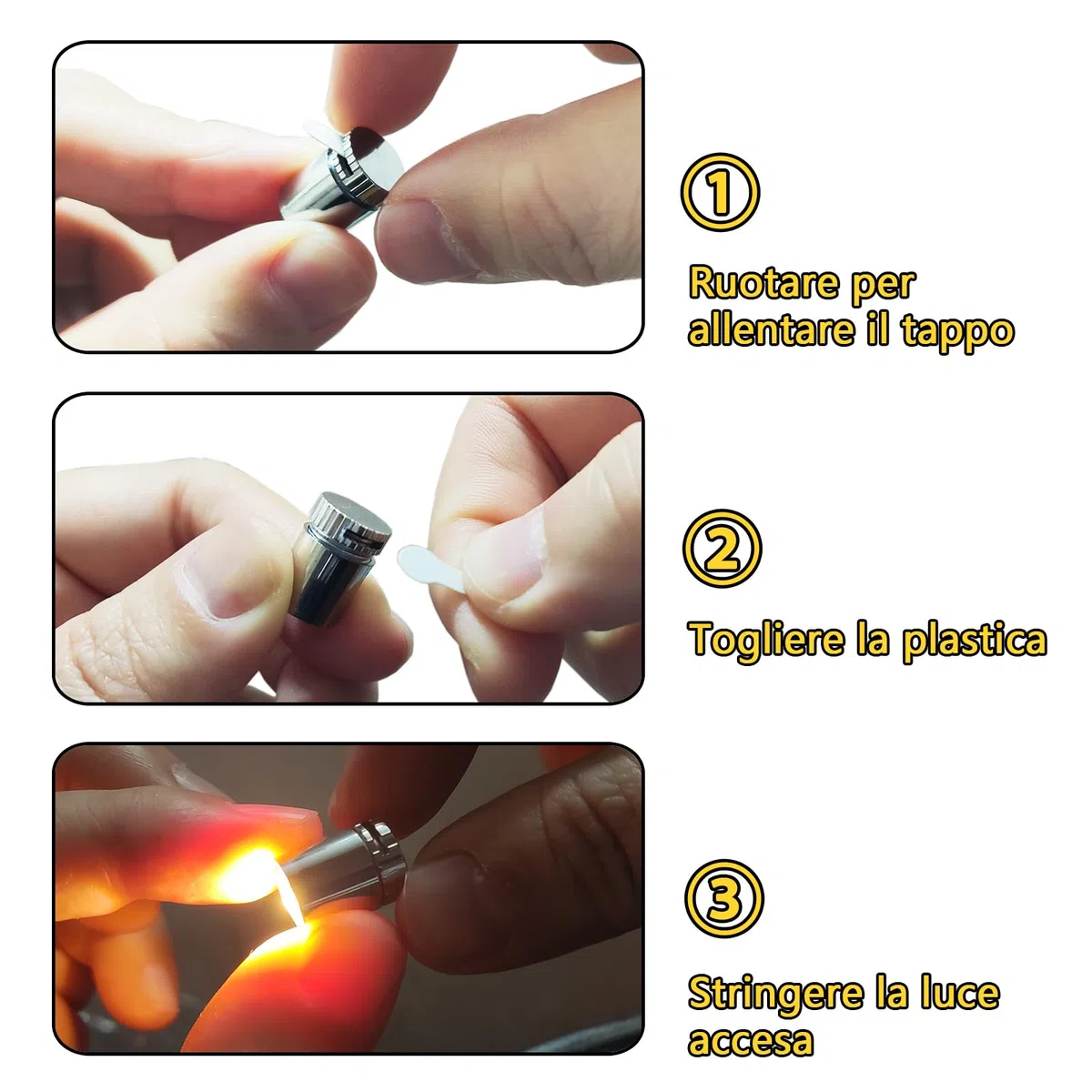 Confezione da 10 piccoli faretti a LED a batteria, bianco caldo, senza fili, in miniatura, per opere d'arte, pittura, vetrine, gioielli, armadio, artigianato fai da te (Bianco caldo)