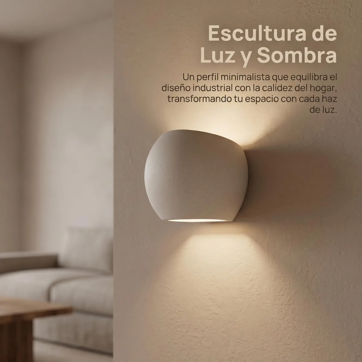 BARCELONA LED Applique da parete cemento bianco “Ball” G9 Up & Down, lampada da parete piccola moderna minimalista stile nordico, luce indiretta per soggiorno camera hotel interni