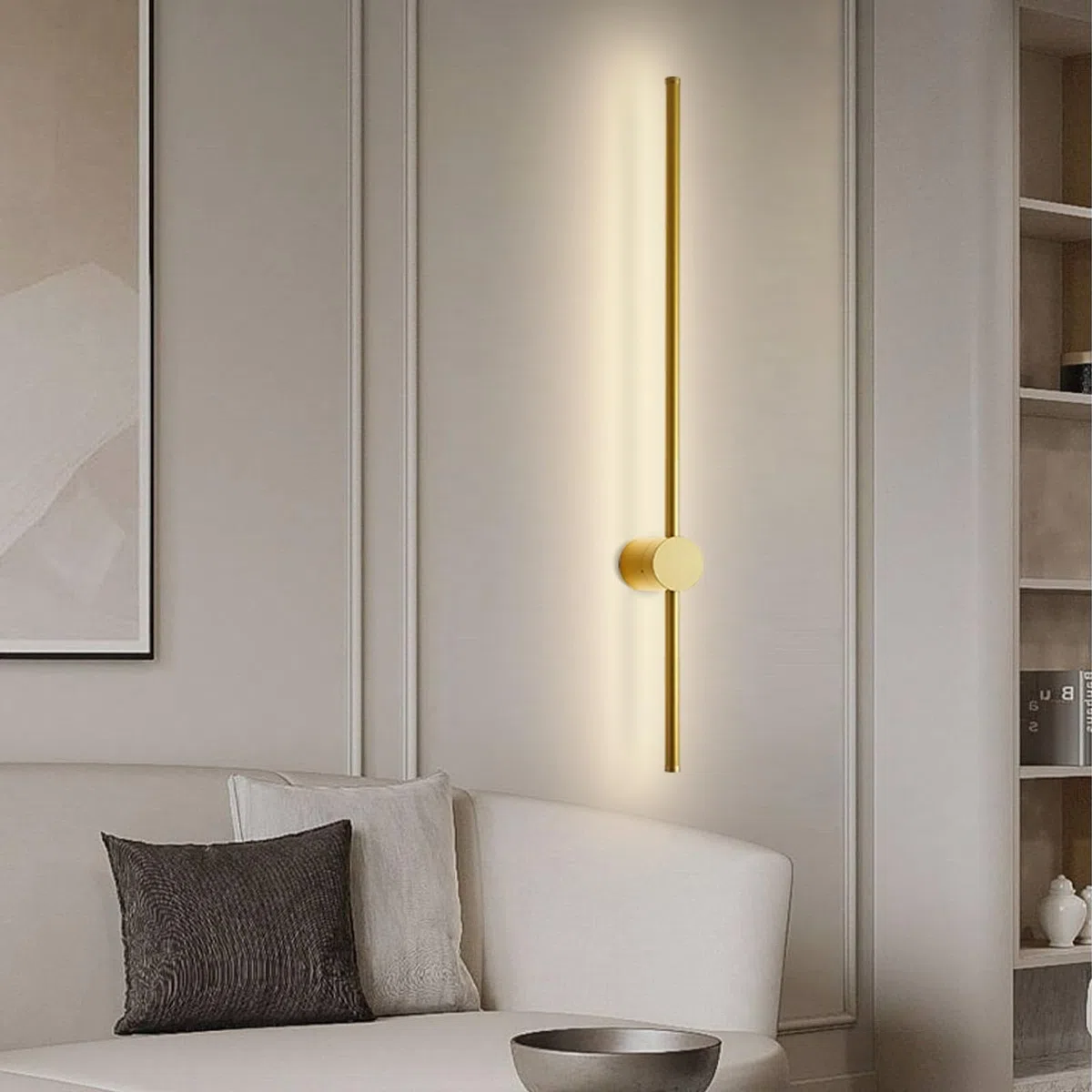 Moderna lampada da parete a LED, stile nordico, elegante illuminazione per interni, per soggiorno, camera da letto e studio, design contemporaneo per un'elegante decorazione della casa