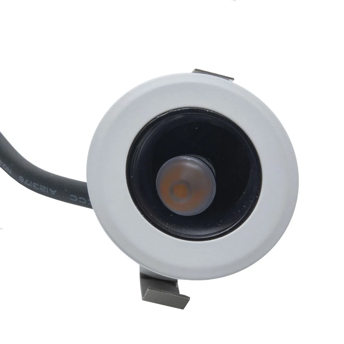 Mini Faretto Bianco Incasso LED 3W CCT da 2700K a 4000K Luce SPOT 26 Gradi Box Doccia Nicchia Bagno IP44 Vetrine, Espositori, Mensole, Ripiani, RA90 alimentazione 230V