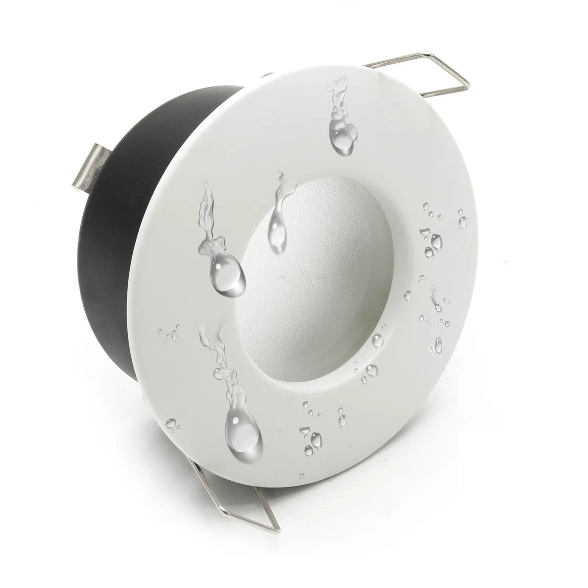 Porta faretto incasso box doccia bagno turco sauna barca yatch stagno IP65 compatibile con tutte le lampade GU10 GU5.3 230V 12V foro incasso consigliato 70mm