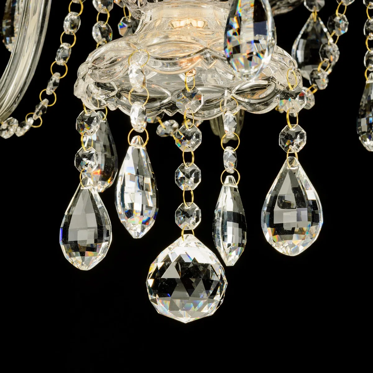 PATIKIL 0,63x0,39" Ganci per Lampadari Cristalli, Accessori per Lampade in Cristallo 100Pz Clip per Cristalli per Fissare Parti di Lampadari, Sostituzioni per Lampadari, Argento