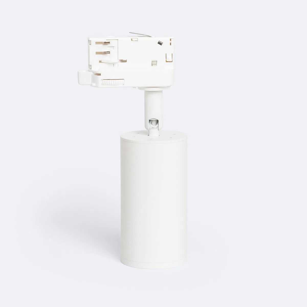 LEDKIA LIGHTING Faretto Portalampada Binario Trifase Agata Multiangolo 10-50º per Lampadine GU10 Bianco GU10
