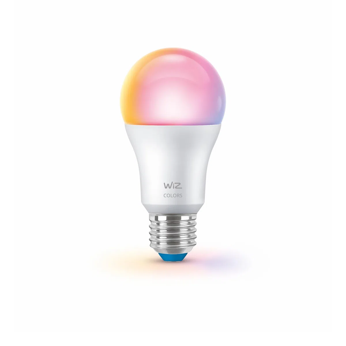 Lampadina WiZ Smart LED A60, bianco Regolabile e a colori, attacco E27, equivalente 100 W, 2.200-6.500 K, 1.521 lumen, int. regolabile, compatibile con Alexa,Google Assistant e Apple HomeKit,conf.da 1