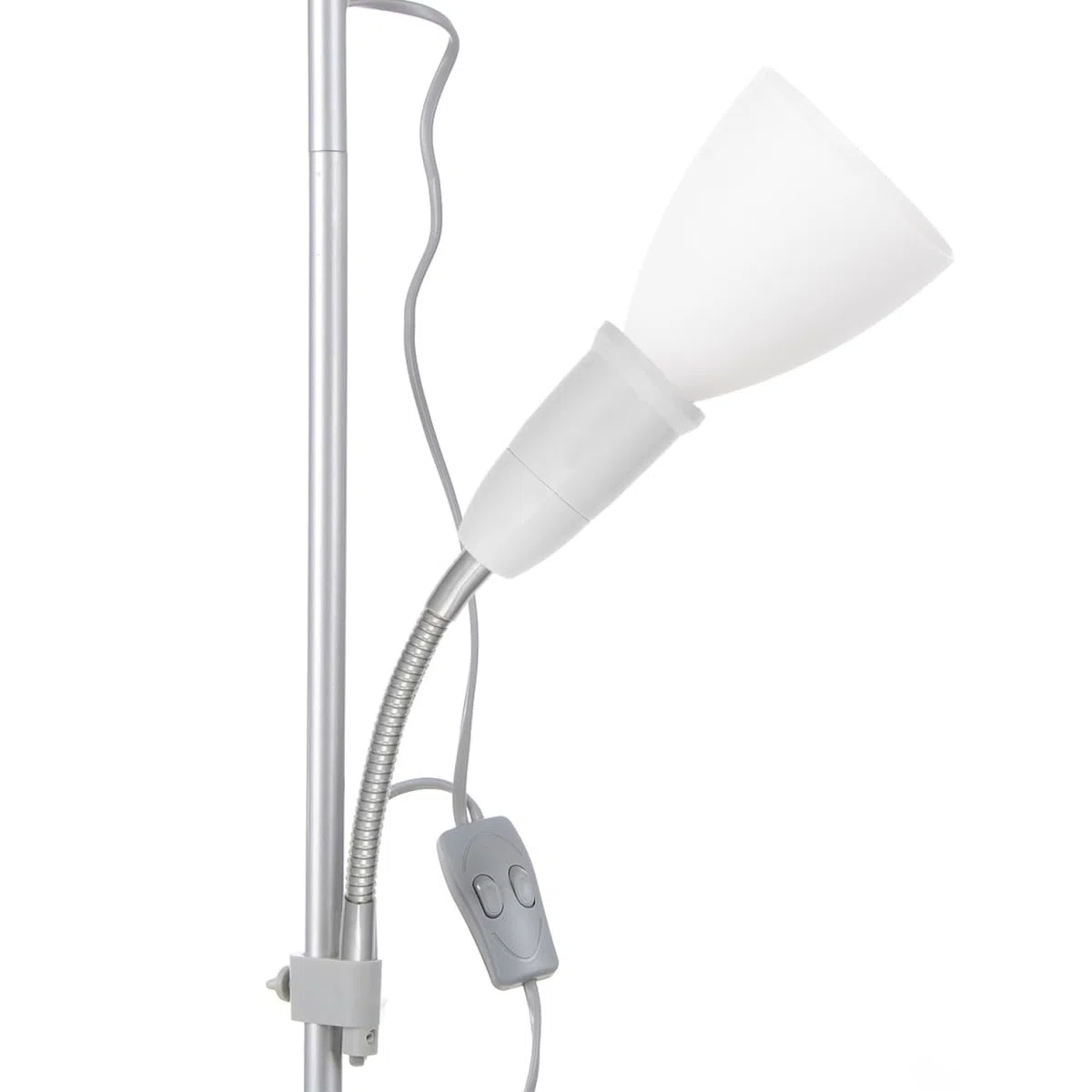 Uonlytech 2 Pezzi Portalampada Pieghevole E14 a E27 Adattatore Con Prolunga Base a Vite Regolabile Per Lampadine Interni Casa Ufficio Seminterrato
