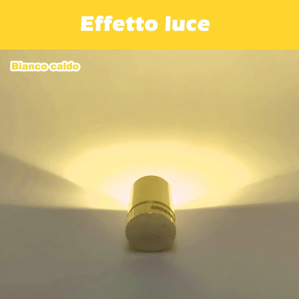 Confezione da 10 piccoli faretti a LED a batteria, bianco caldo, senza fili, in miniatura, per opere d'arte, pittura, vetrine, gioielli, armadio, artigianato fai da te (Bianco caldo)