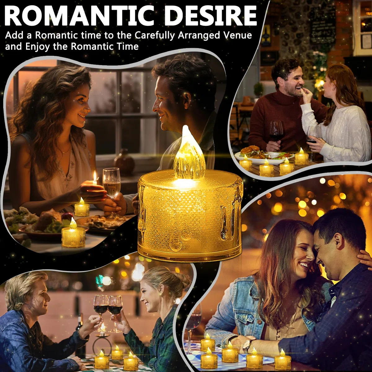 Candele a LED,35 pezzi Senza Fiamma,candele led con Batterie,Candele Elettriche luci tealight luci a LED realistiche per Matrimoni,vacanze,feste,Natale,Decorazioni Giardino(luce giallo calda)