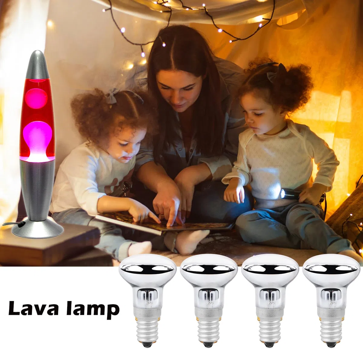 6 Pezzi Lava Lampadina E14 30W R39 Lampadina a Incandescenza, Luce Calda 2700K, 340LM, AC 230V, Lampadina Filamento R39 Attacco Piccolo per Lavalamp, Lampade a Lava, Lampada Vulcano, Lampada Bolle