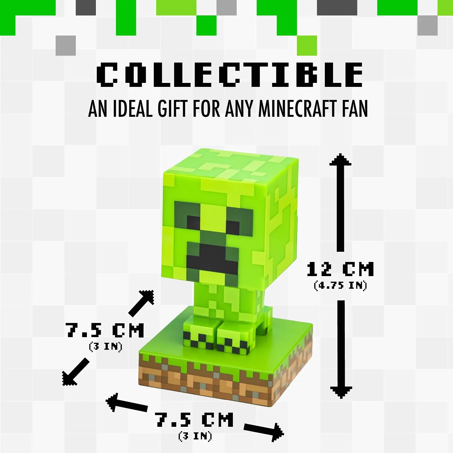 Minecraft Luce Creeper - Prodotto con Licenza Ufficiale