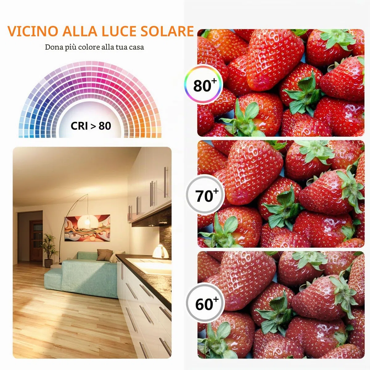 Aigostar Lampadine LED E27 5W Luce Bianca Calda 3000K 420 Lumen, Mini Globo Lampadina Pacco da 10