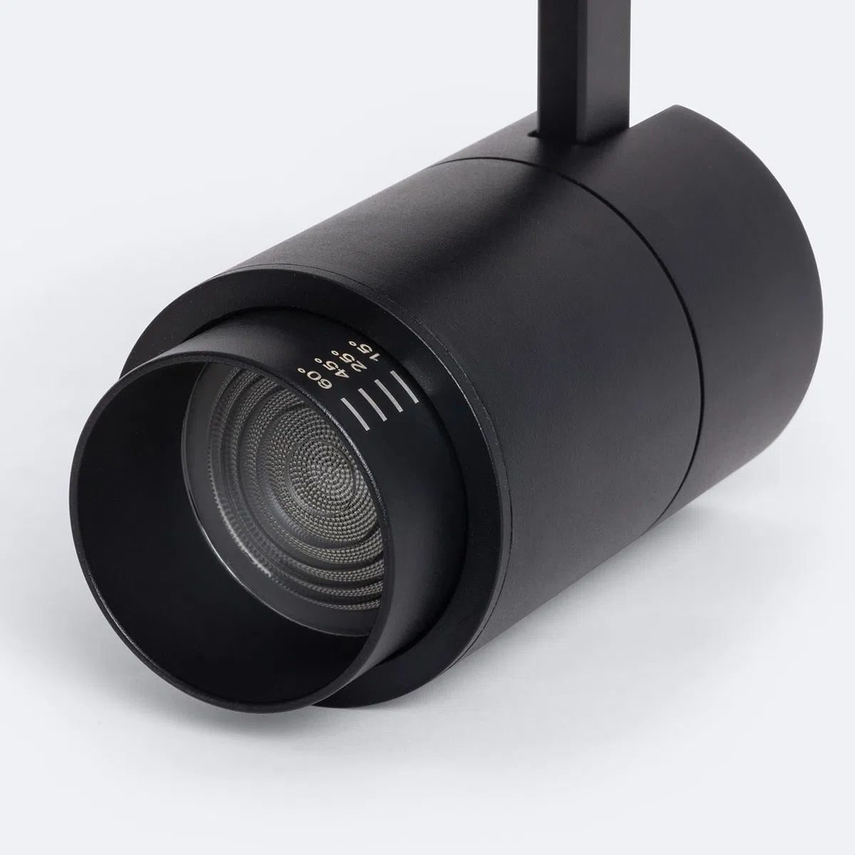 LEDKIA LIGHTING Faretto Portalampada Binario Trifase Agata Multiangolo 10-50º per Lampadine GU10 Bianco GU10